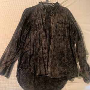 Acid Wash button down